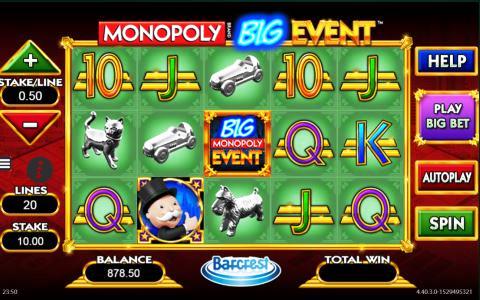 Monopoly Big Event Slot Machine