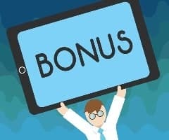 Bonuses Sign