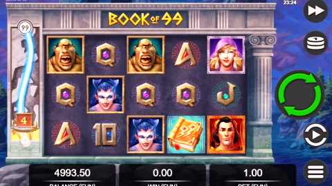 Book of 99 Slot Game Screenshot