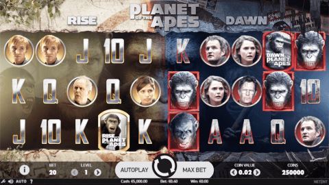 Planet of The Apes Slot Machine Play View