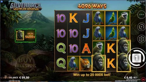Silverback Multiplier Mountain Slot Free Play
